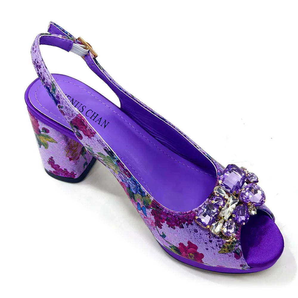 Italian Style Evening Party shoes And Bag Set TYR543 – product view 3