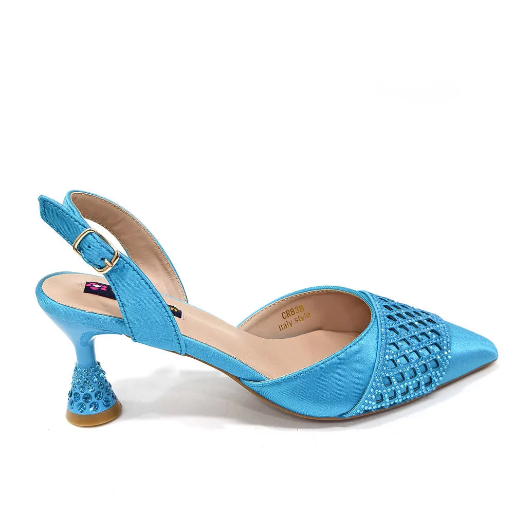 Latest Women Italian Shoes and Matching Bags TE342 – product view 3