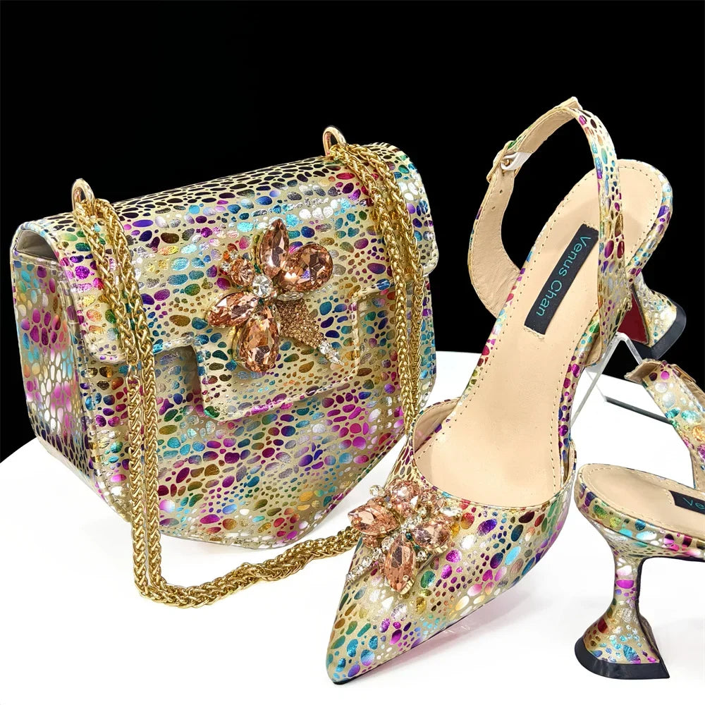 EdleessFashion  New Arrival Shoes and Bag Set EDHDF1-12 – product view 1