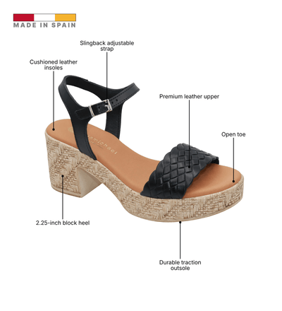 Eric Michael Shania Classic Multi Strap Sandal