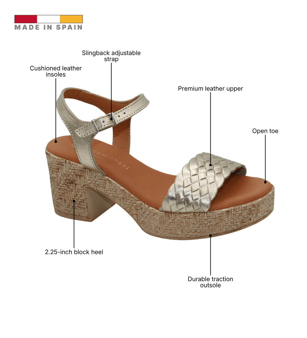 Eric Michael Shania Classic Multi Strap Sandal
