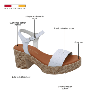 Eric Michael Shania Classic Multi Strap Sandal