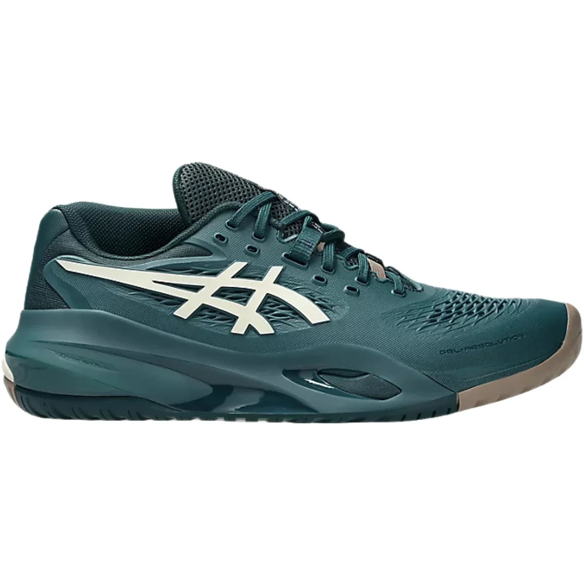 ASICS GEL-RESOLUTION X Mens Tennis Shoes — Saxon Green/Birch