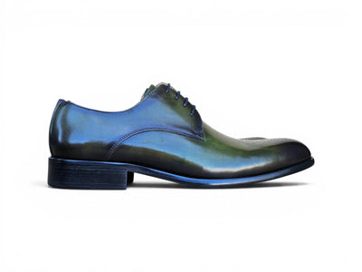Carrucci Shoes Men's Signature Burnished Lace Up Derby Calfskin Leather KS479 04