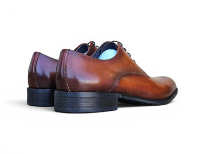 Carrucci Shoes Men's Signature Burnished Lace Up Derby Calfskin Leather KS479 04