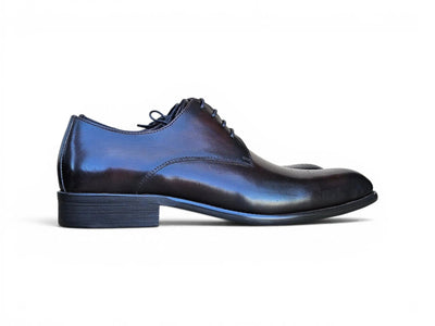 Carrucci Shoes Men's Signature Burnished Lace Up Derby Calfskin Leather KS479 04