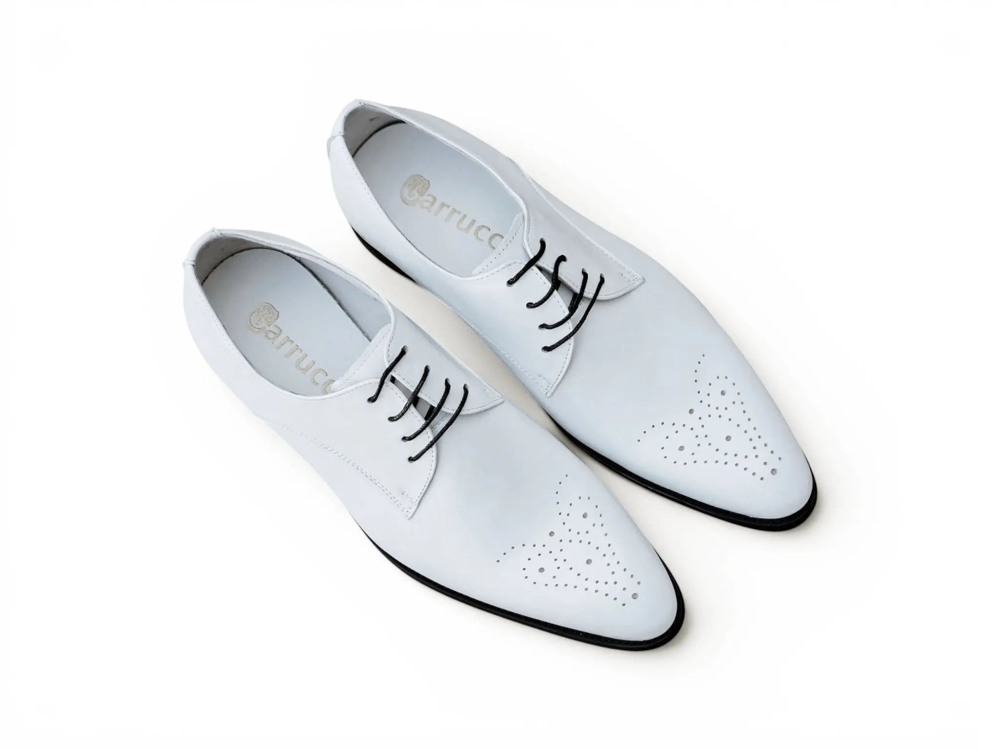 Carrucci Shoes Men's Signature Burnished Lace Up Derby Calfskin Leather KS479 04