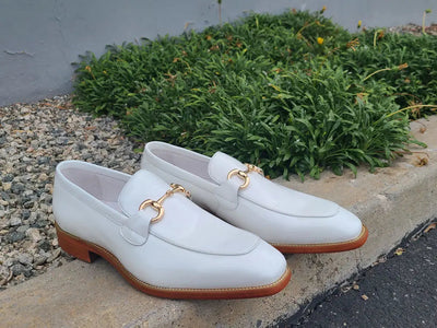 Carrucci Shoes Signature Horse Bit Calfskin Slip On Loafer KS509 28P view 9