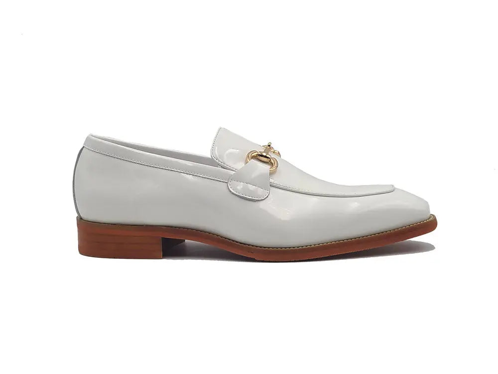 Carrucci Shoes Signature Horse Bit Calfskin Slip On Loafer KS509 28P view 10