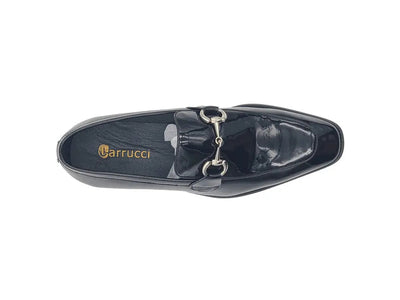 Carrucci Shoes Signature Horse Bit Calfskin Slip On Loafer KS509 28P side view