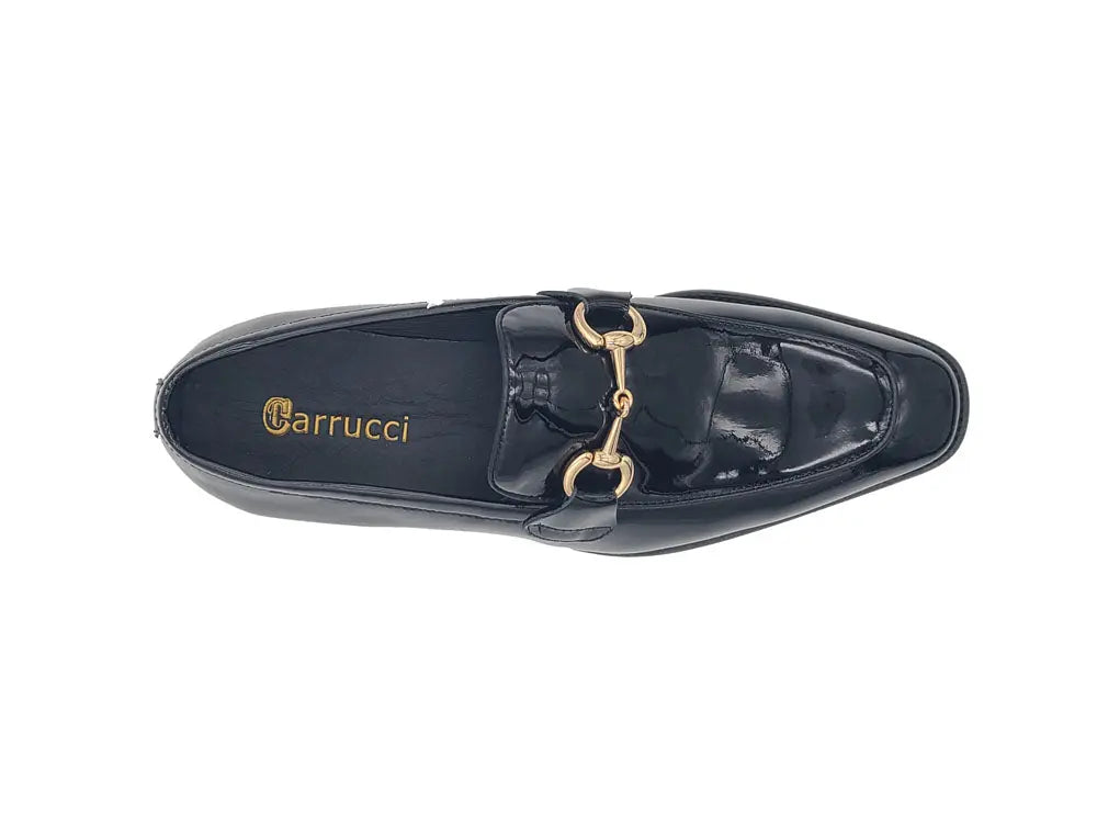 Carrucci Shoes Signature Horse Bit Calfskin Slip On Loafer KS509 28P view 6