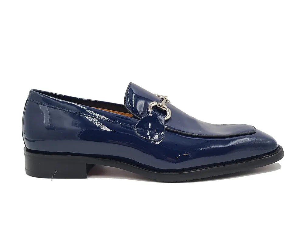 Carrucci Shoes Signature Horse Bit Calfskin Slip On Loafer KS509 28P view 17