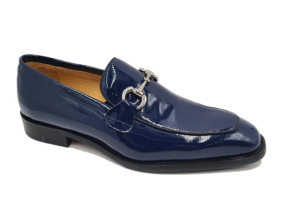 Carrucci Shoes Signature Horse Bit Calfskin Slip On Loafer KS509 28P view 14