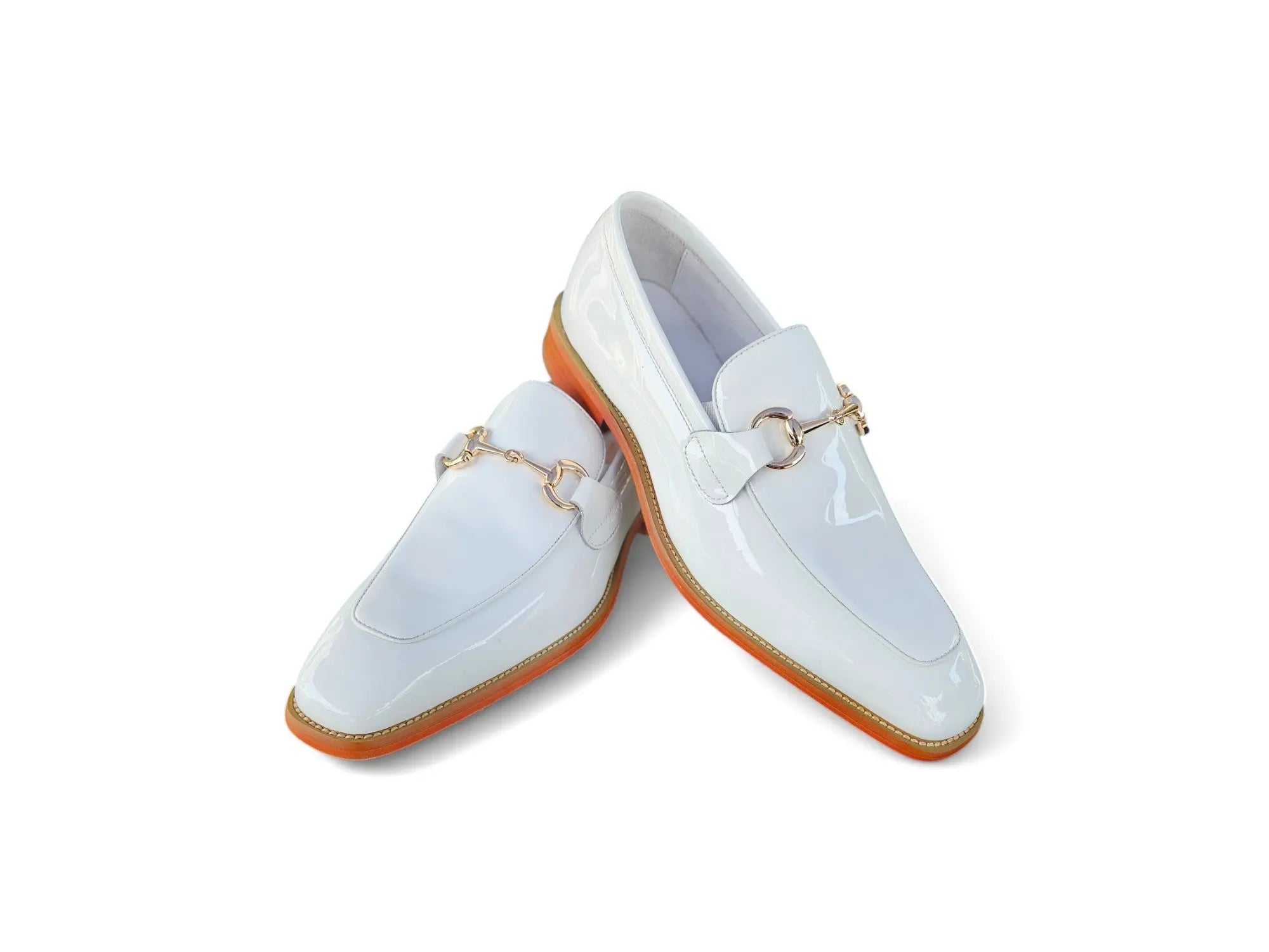 Carrucci Shoes Signature Horse Bit Calfskin Slip On Loafer KS509 28P view 8