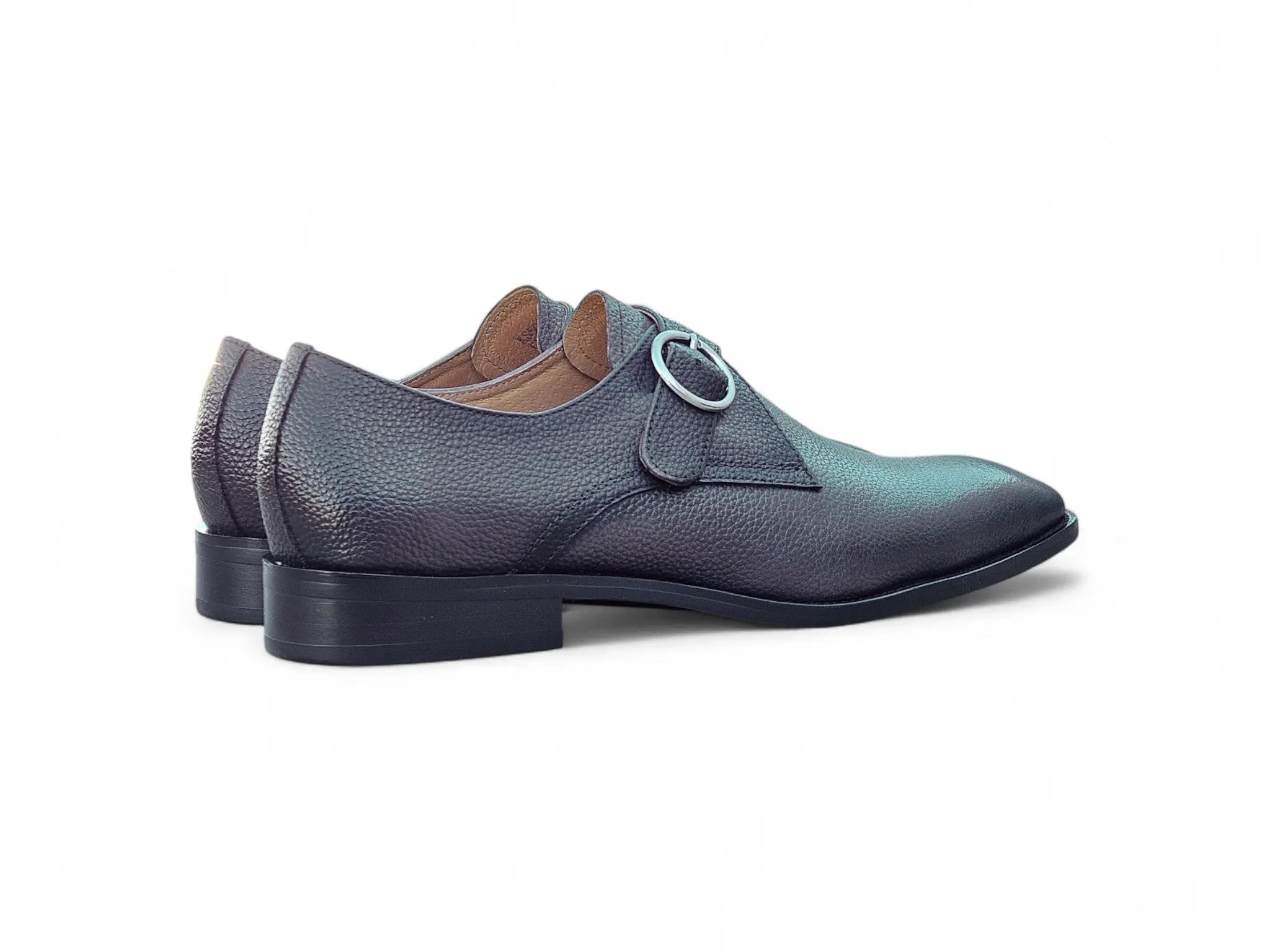 Carrucci Shoes Brandless Monk Strap Leather Shoes KS509 20 view 20