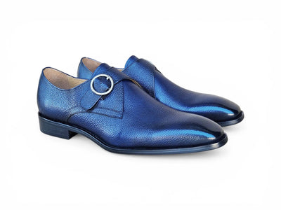 Carrucci Shoes Brandless Monk Strap Leather Shoes KS509 20 view 23