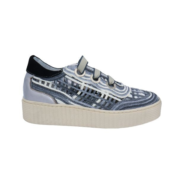 Eric Michael Sintra Women’s Leather Lace-Up Platform Sneaker