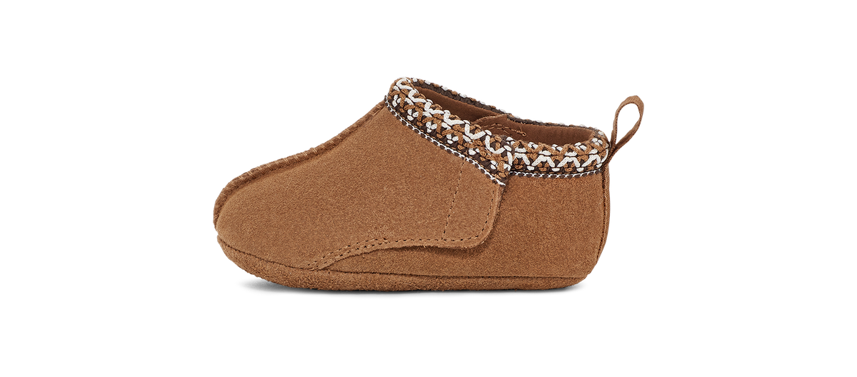 UGG Baby Tasman Crib Toddlers' (TD) Booties — Chestnut Suede