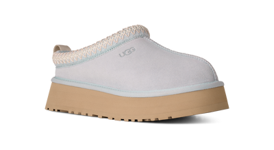 UGG Tazz II Womens Platform Slippers — Sky Blue Suede