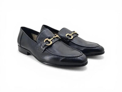 Carrucci Shoes Horse Bit Loafer Premium Soft Calf Leather For Office And Bar KS525 601 detail view