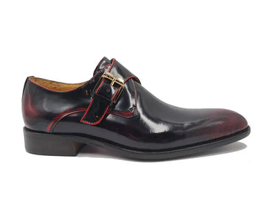Carrucci Shoes Single Monk Slip On Soft Calf Patent Leather KS479 15P view 7