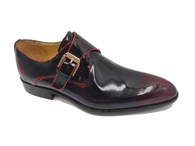 Carrucci Shoes Single Monk Slip On Soft Calf Patent Leather KS479 15P view 8