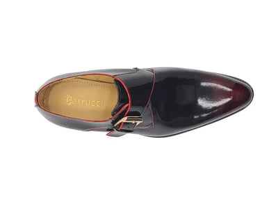 Carrucci Shoes Single Monk Slip On Soft Calf Patent Leather KS479 15P view 10
