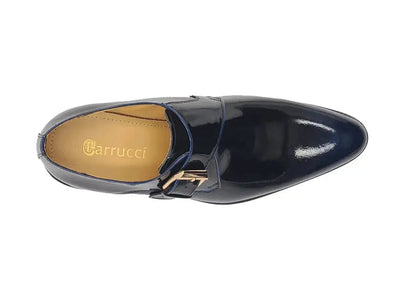 Carrucci Shoes Single Monk Slip On Soft Calf Patent Leather KS479 15P view 15