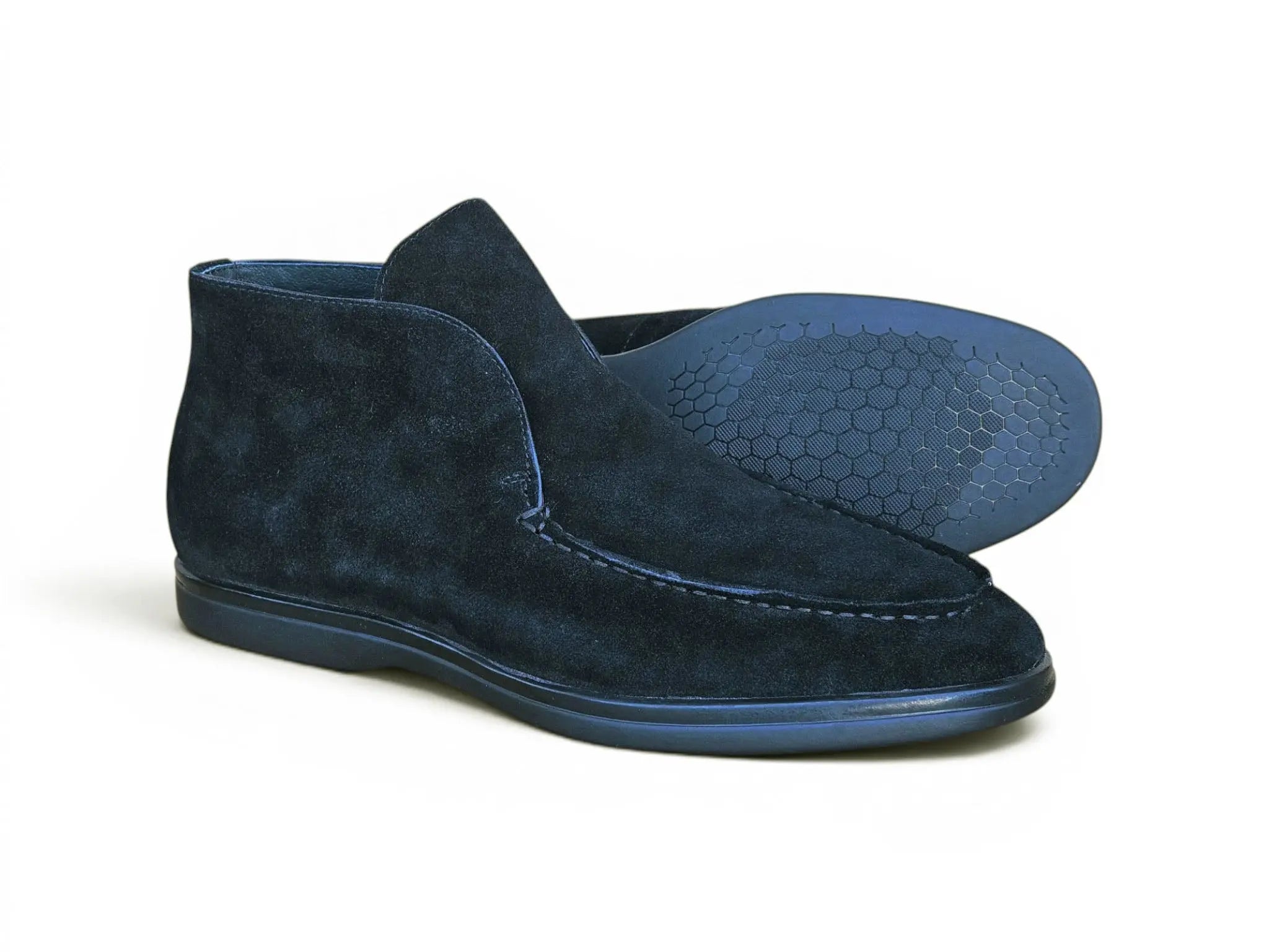 Carrucci Shoes Men's Soft Suede Comfort Loafer Suede KS715 03S
