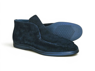 Carrucci Shoes Men's Soft Suede Comfort Loafer Suede KS715 03S