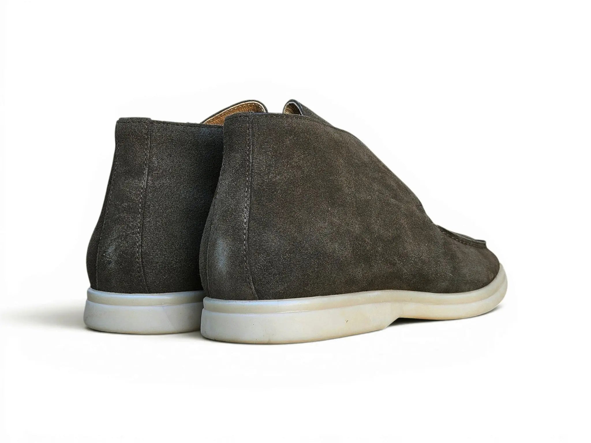 Carrucci Shoes Men's Soft Suede Comfort Loafer Suede KS715 03S