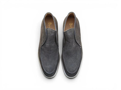 Carrucci Shoes Men's Soft Suede Comfort Loafer Suede KS715 03S