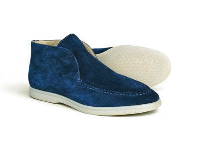 Carrucci Shoes Men's Soft Suede Comfort Loafer Suede KS715 03S