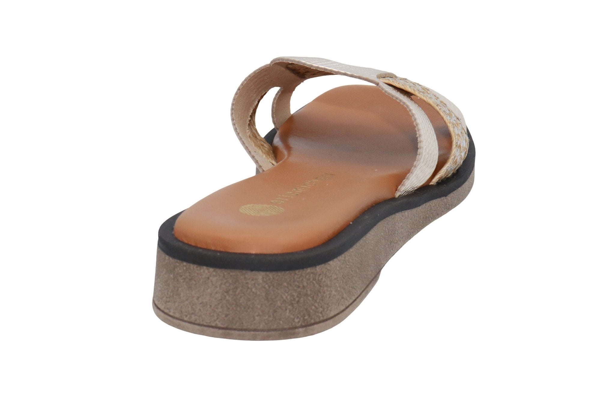 Eric Michael Solar Women’s Metallic Comfort Sandal