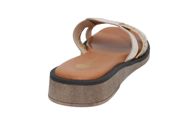 Eric Michael Solar Women’s Metallic Comfort Sandal