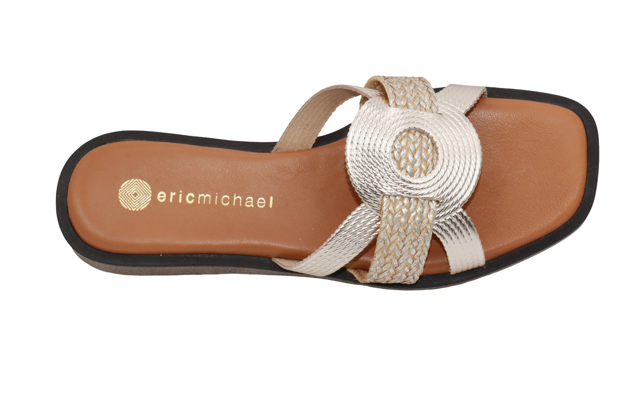 Eric Michael Solar Women’s Metallic Comfort Sandal
