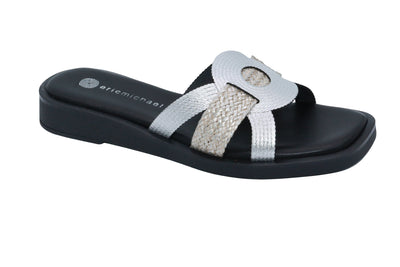Eric Michael Solar Women’s Metallic Comfort Sandal