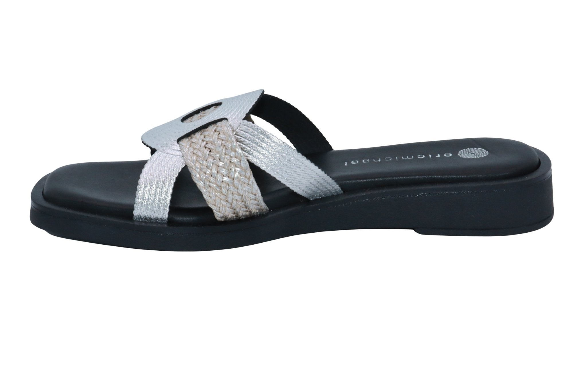 Eric Michael Solar Women’s Metallic Comfort Sandal