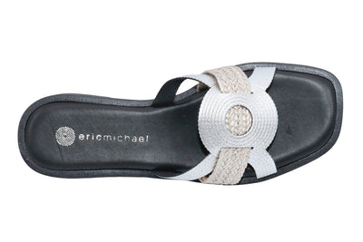 Eric Michael Solar Women’s Metallic Comfort Sandal