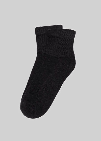 American Trench The Solids Quarter Crew Socks front view