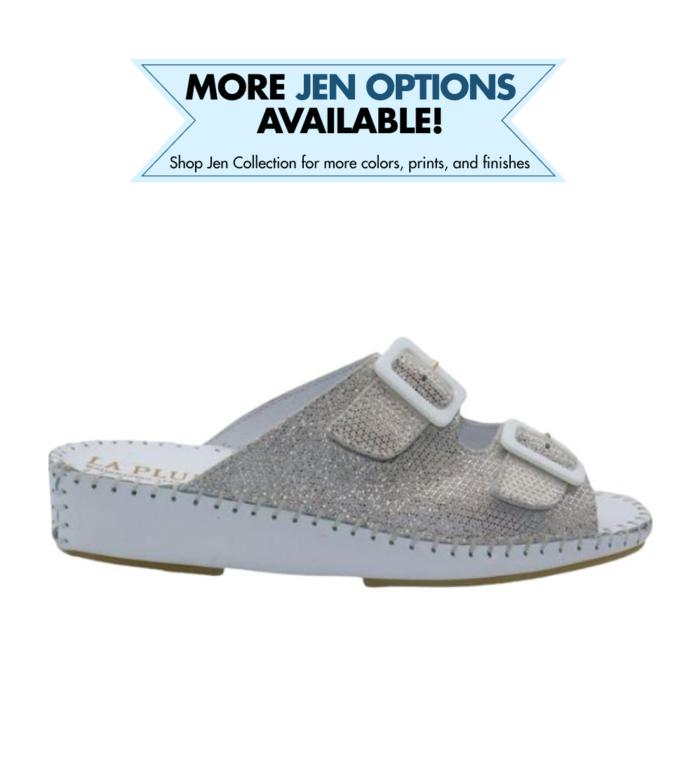 Jen Sparkle Leather Slide