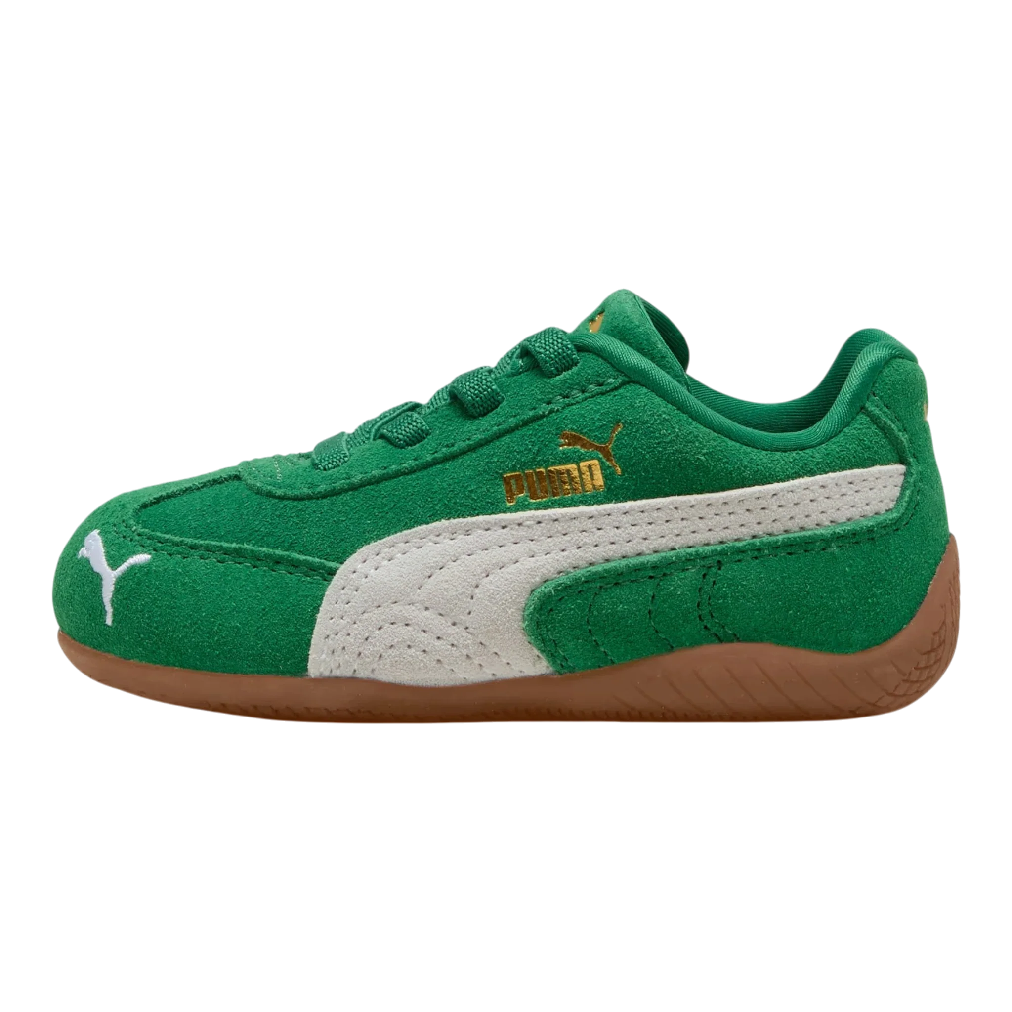 PUMA Speedcat OG Toddlers' (TD) Easy-On Sneakers — Green Suede