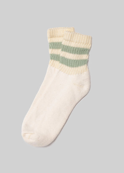 American Trench The Mono Stripe Quarter Crew Socks