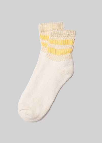 American Trench The Mono Stripe Quarter Crew Socks detail view