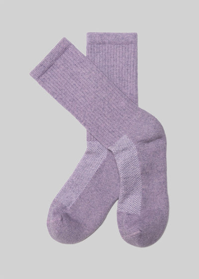 American Trench Women's Statement Crew in Cashmere Socks side view
