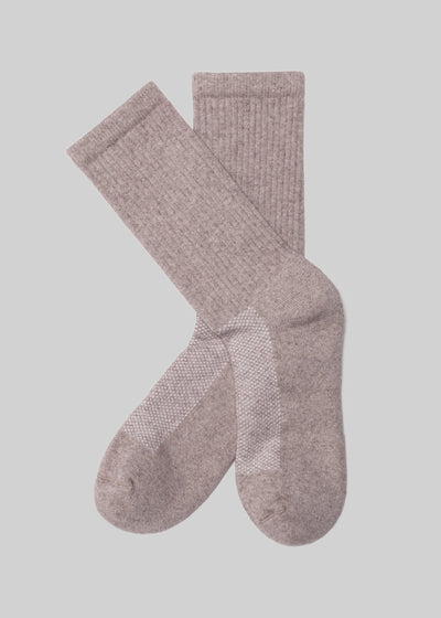 American Trench Women's Statement Crew in Cashmere Socks back view
