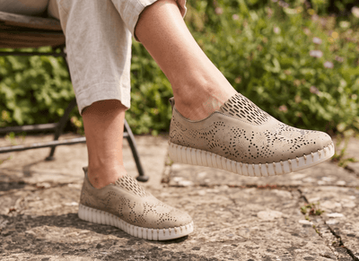 Eric Michael Stella Perforated Leather Slip On