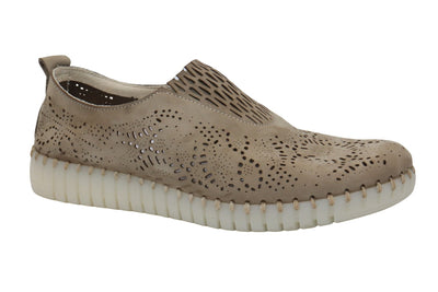 Eric Michael Stella Perforated Leather Slip On