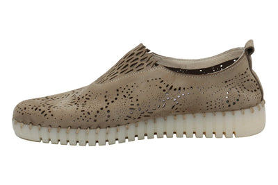 Eric Michael Stella Perforated Leather Slip On