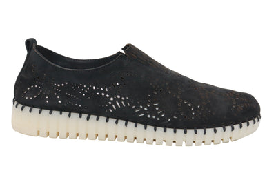 Eric Michael Stella Perforated Leather Slip On